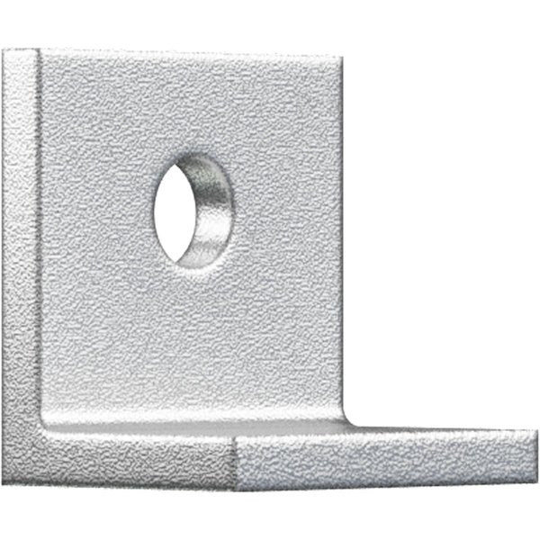 Ekena Millwork Economy Barn Door Flat Track Stop, Silver Metallic GB6008SSM